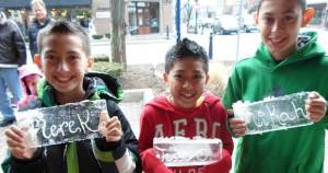 Ice Festival Kids Names in Ice