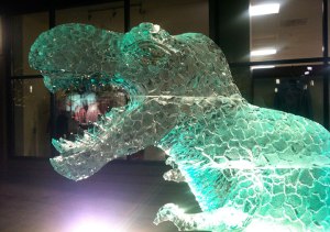 T-rex-Ice-Sculpture-Head